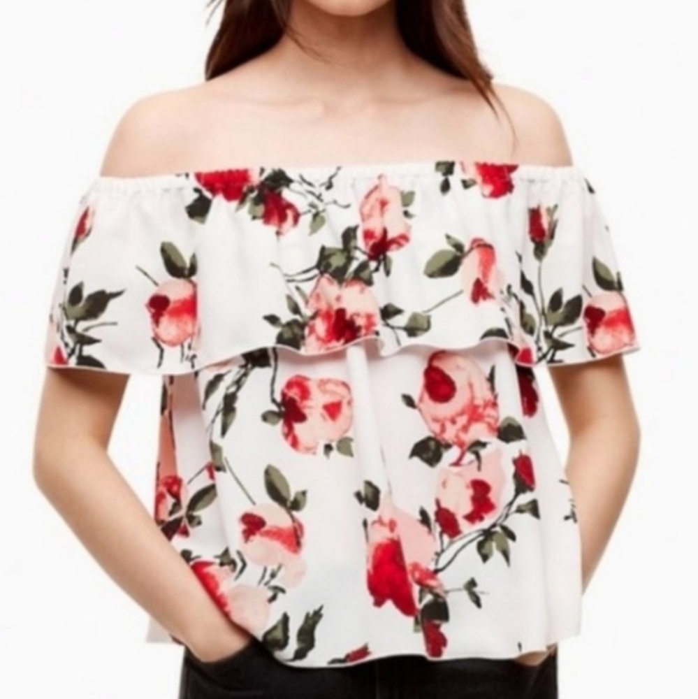 Aritzia Wilfred Promener Small Off the shoulders blouse Small